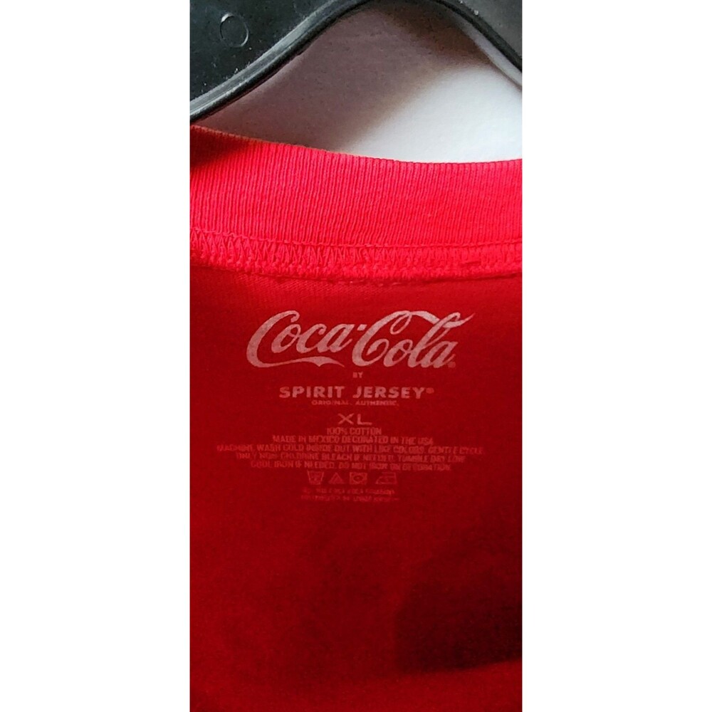New Coca-Cola Coke X Spirit Jersey Unisex Tee Red Unisex long sleeve jersey XL - Picture 10 of 14